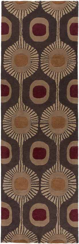 Viking Modern Dark Brown Area Rug