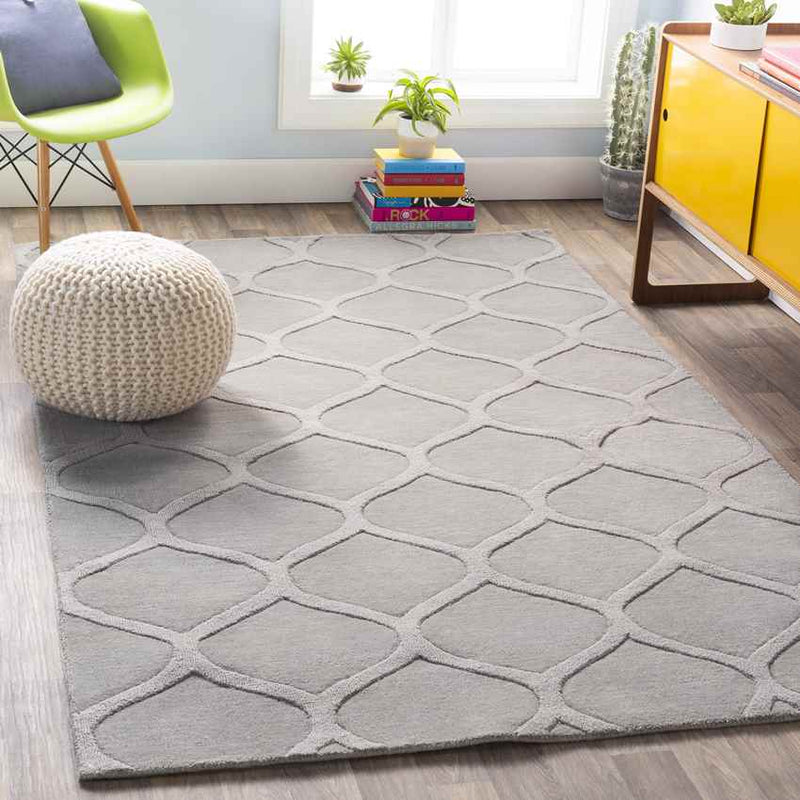 Vulcan Modern Medium Gray Area Rug