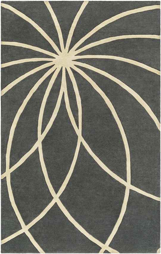 Falher Modern Charcoal Area Rug