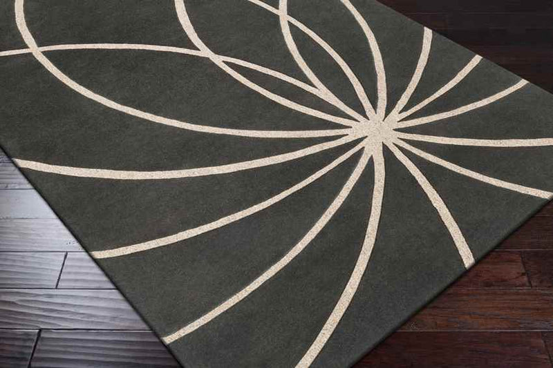 Falher Modern Charcoal Area Rug