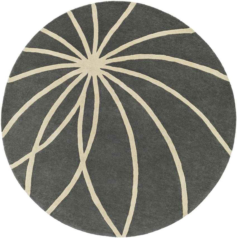 Falher Modern Charcoal Area Rug