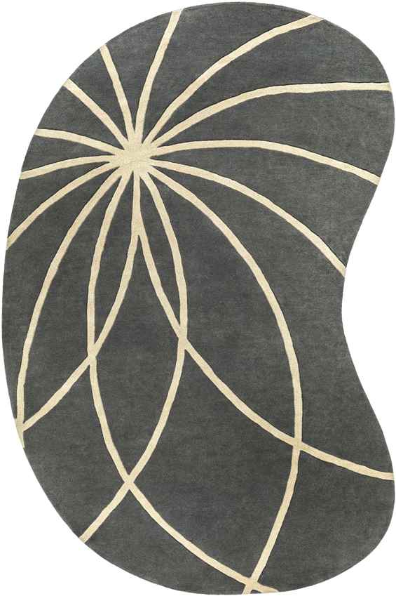 Falher Modern Charcoal Area Rug