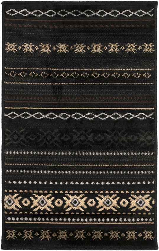 Creston Rustic Black Area Rug