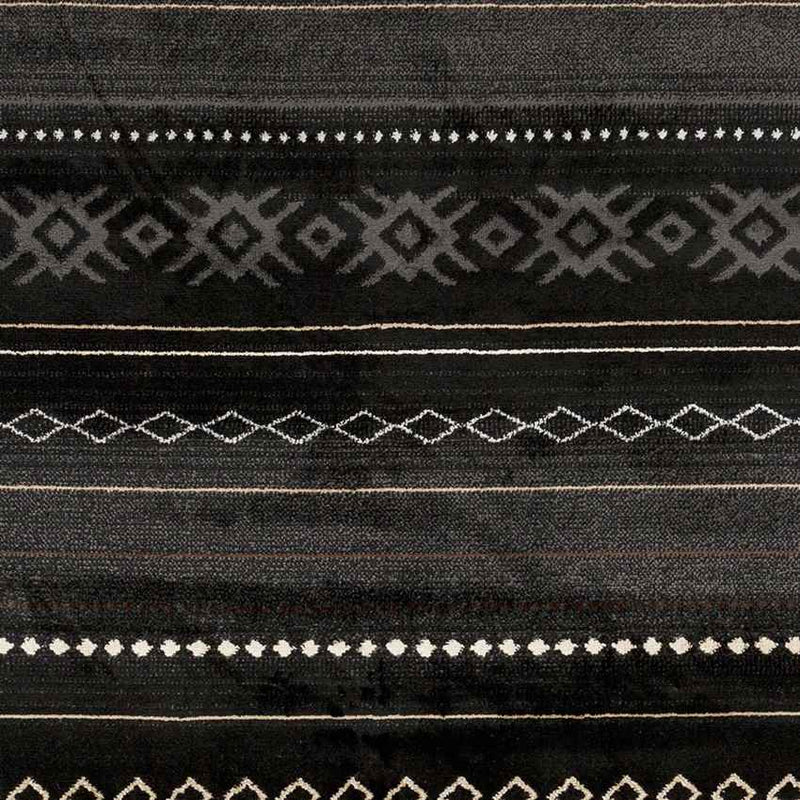 Creston Rustic Black Area Rug