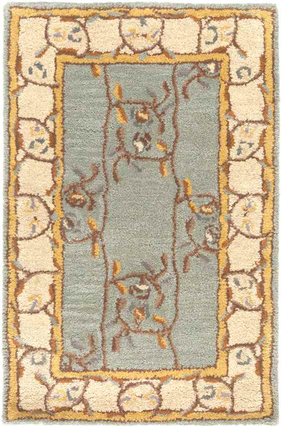 Golden Traditional Sage Area Rug