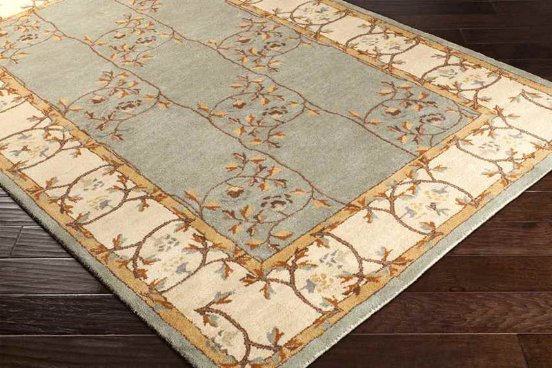 Golden Traditional Sage Area Rug