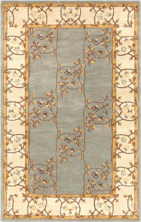 Golden Traditional Sage Area Rug