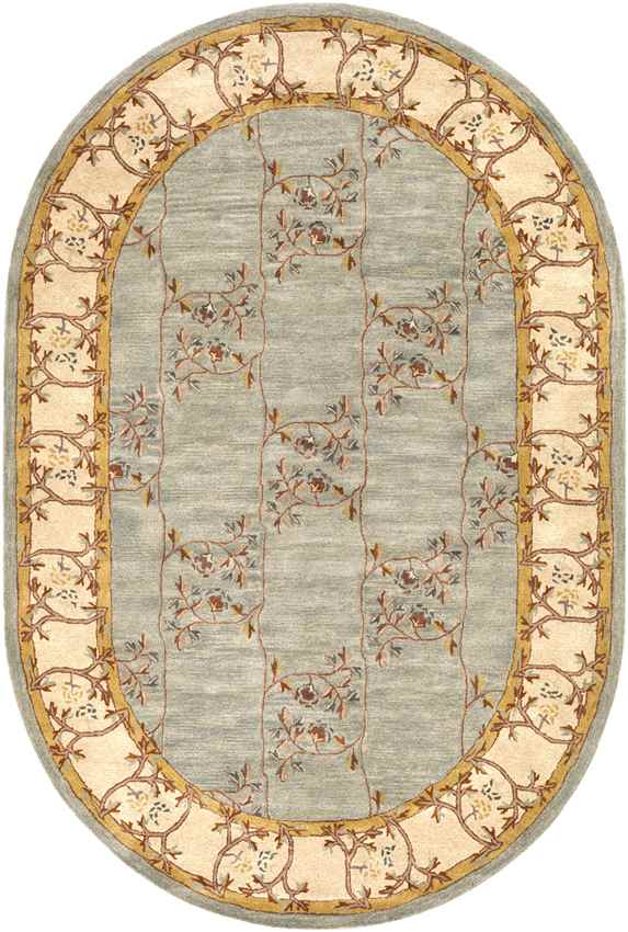 Golden Traditional Sage Area Rug