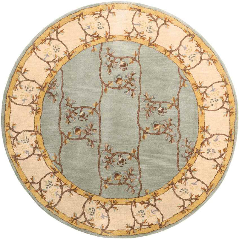 Golden Traditional Sage Area Rug