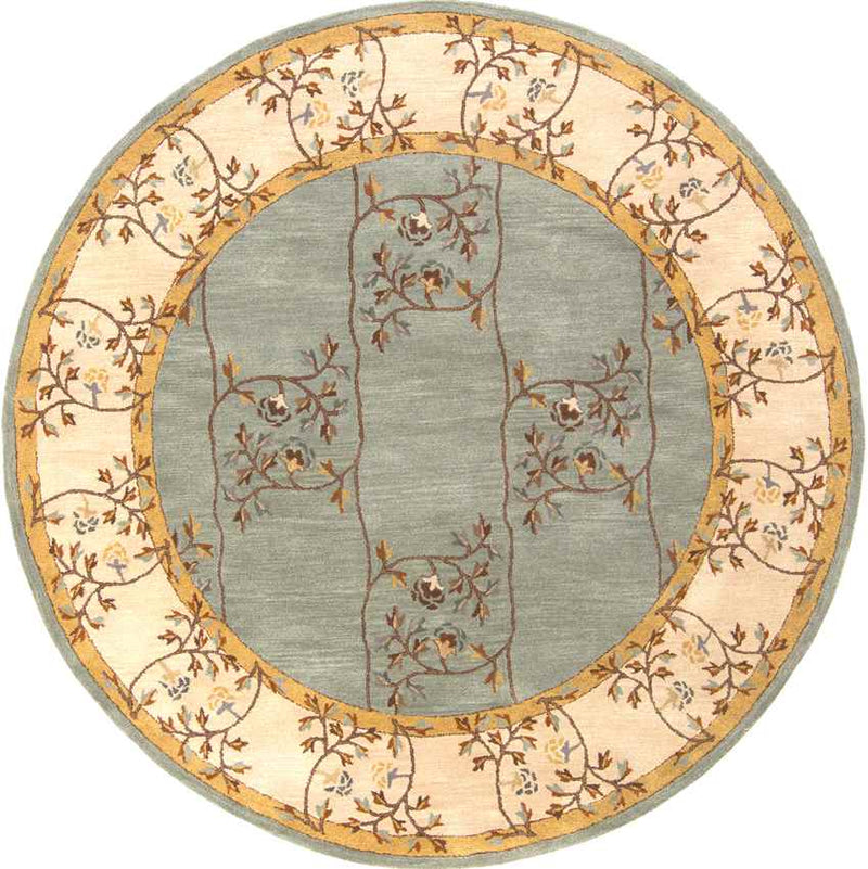 Golden Traditional Sage Area Rug