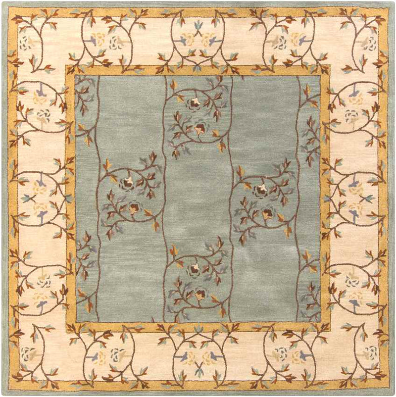 Golden Traditional Sage Area Rug