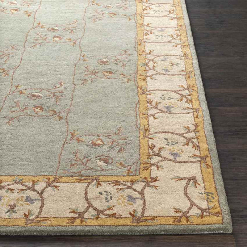 Golden Traditional Sage Area Rug