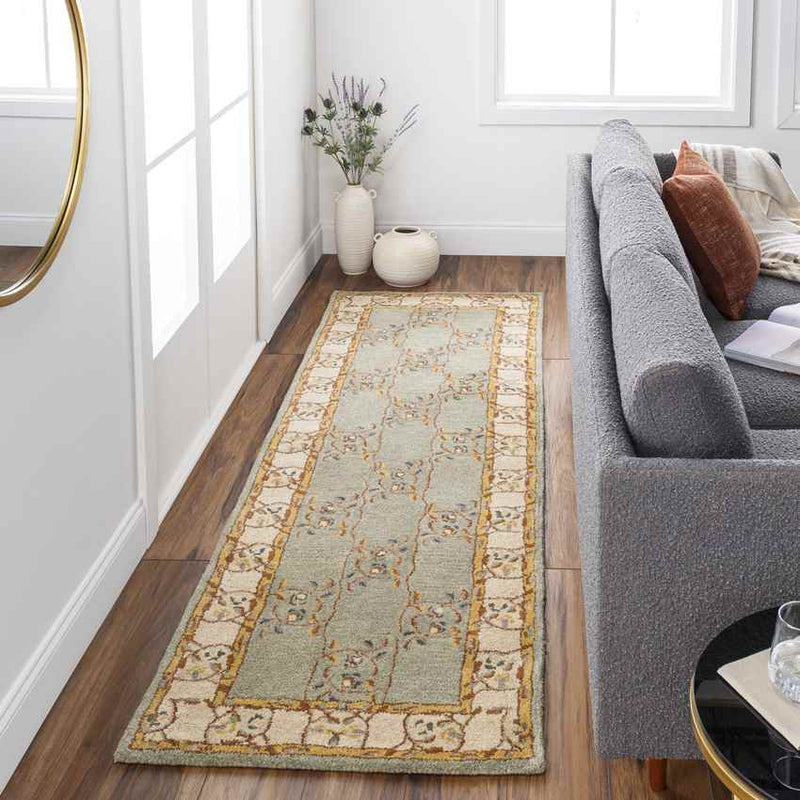 Golden Traditional Sage Area Rug