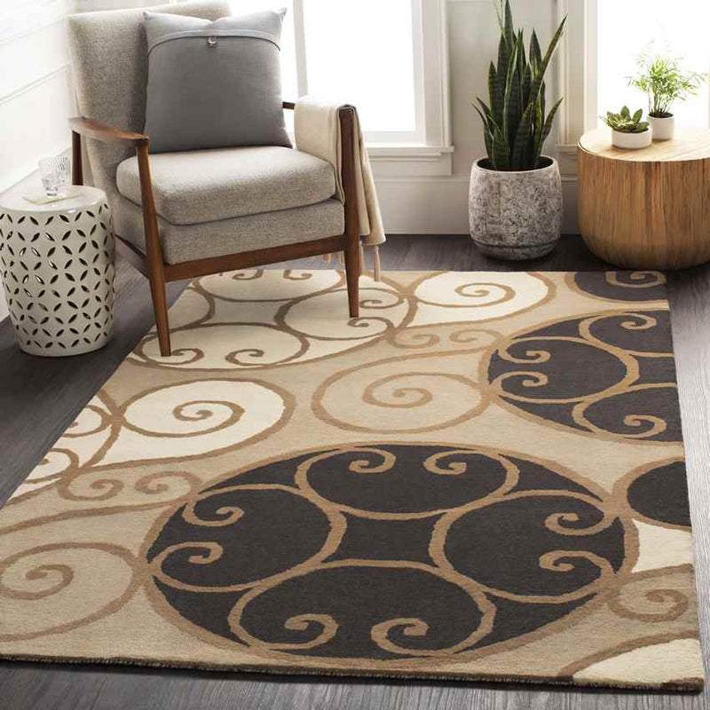 Osoyoos Modern Khaki Area Rug