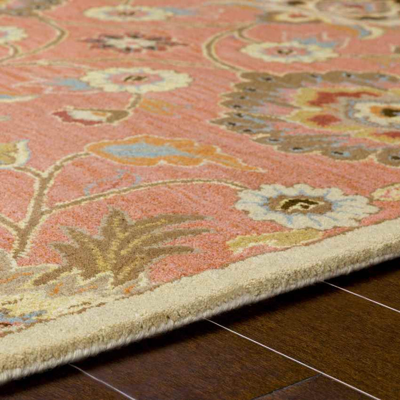 Eckville Traditional Rust Area Rug