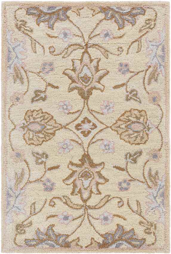 Eckville Traditional Cream Area Rug