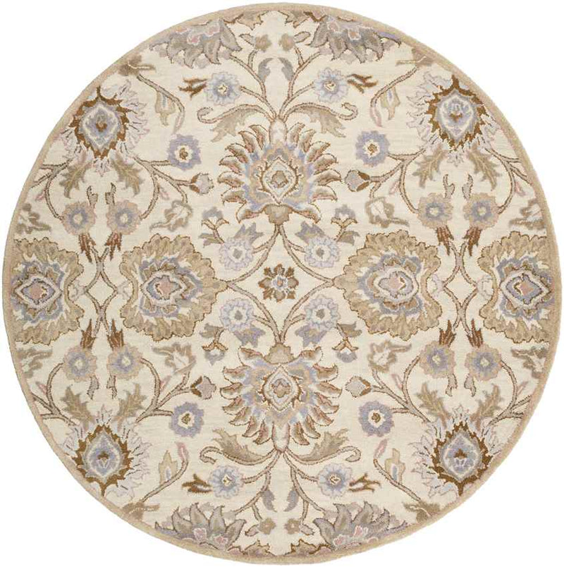 Eckville Traditional Cream Area Rug