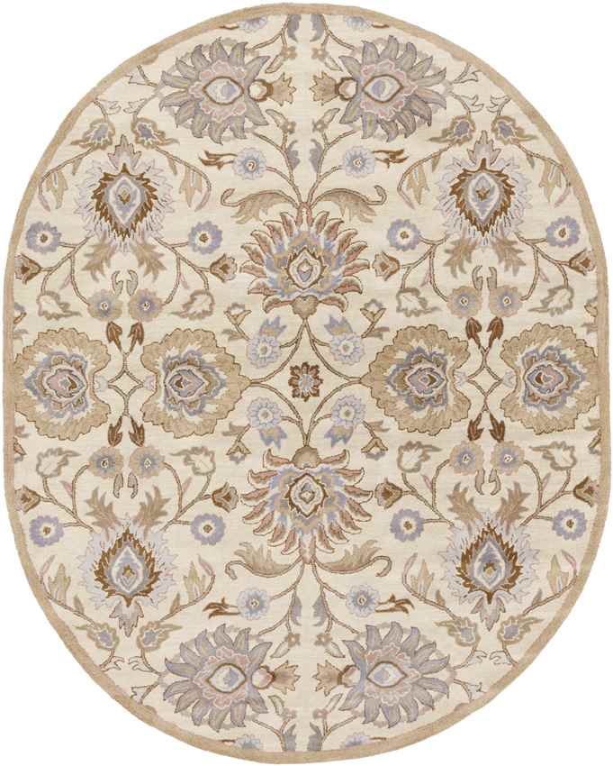 Eckville Traditional Cream Area Rug