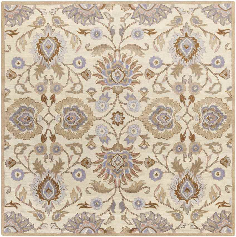 Eckville Traditional Cream Area Rug