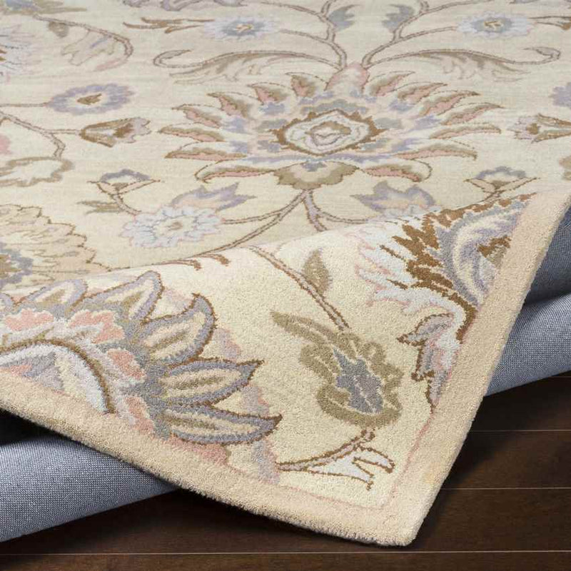 Eckville Traditional Cream Area Rug