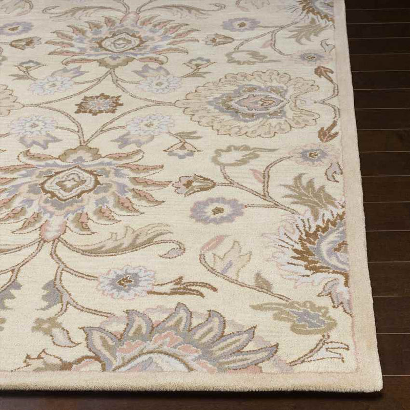 Eckville Traditional Cream Area Rug