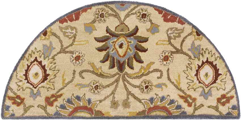 Eckville Traditional Ivory Area Rug