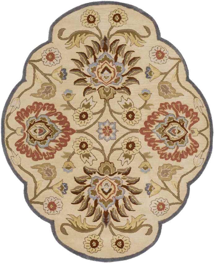 Eckville Traditional Ivory Area Rug