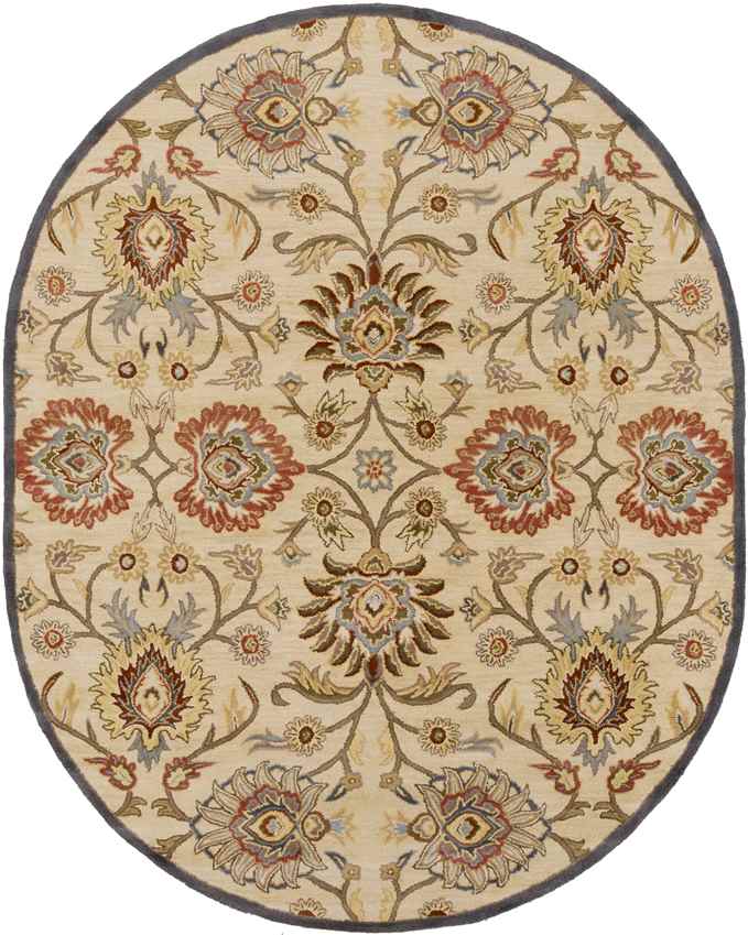 Eckville Traditional Ivory Area Rug