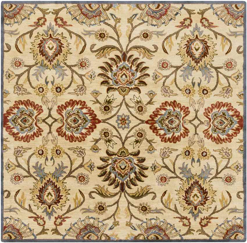 Eckville Traditional Ivory Area Rug