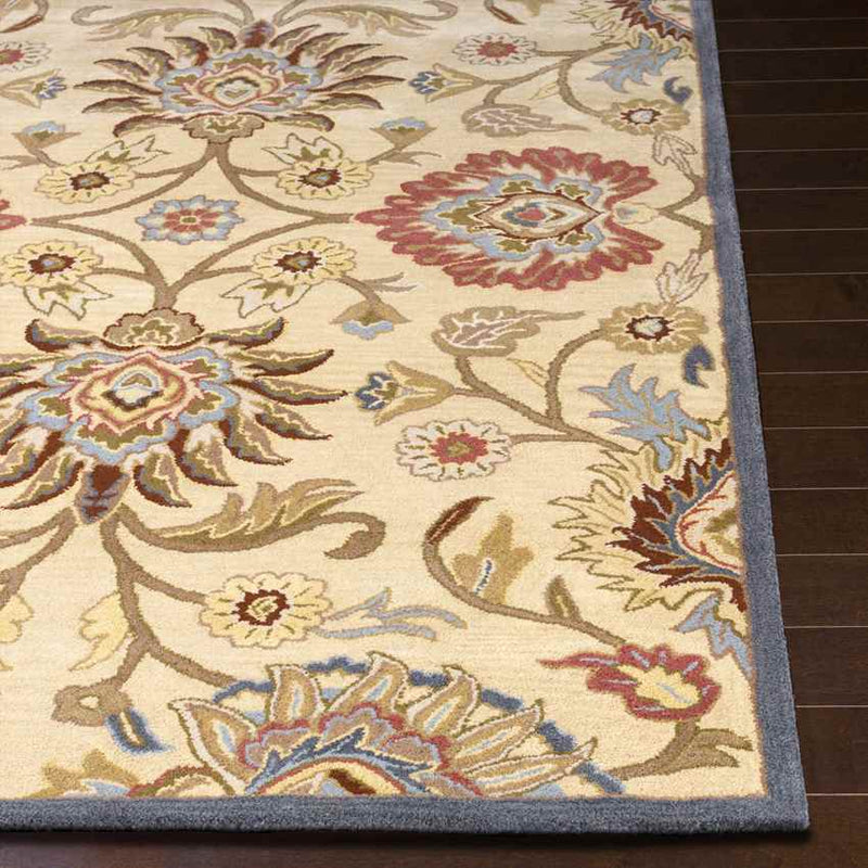 Eckville Traditional Ivory Area Rug