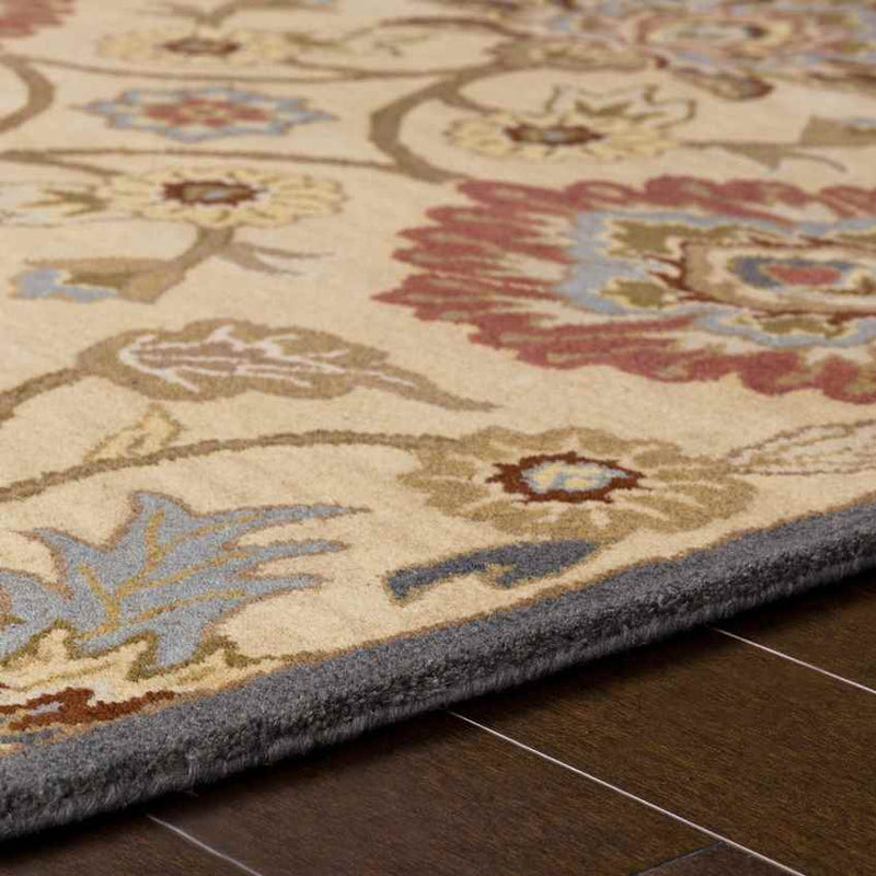 Eckville Traditional Ivory Area Rug