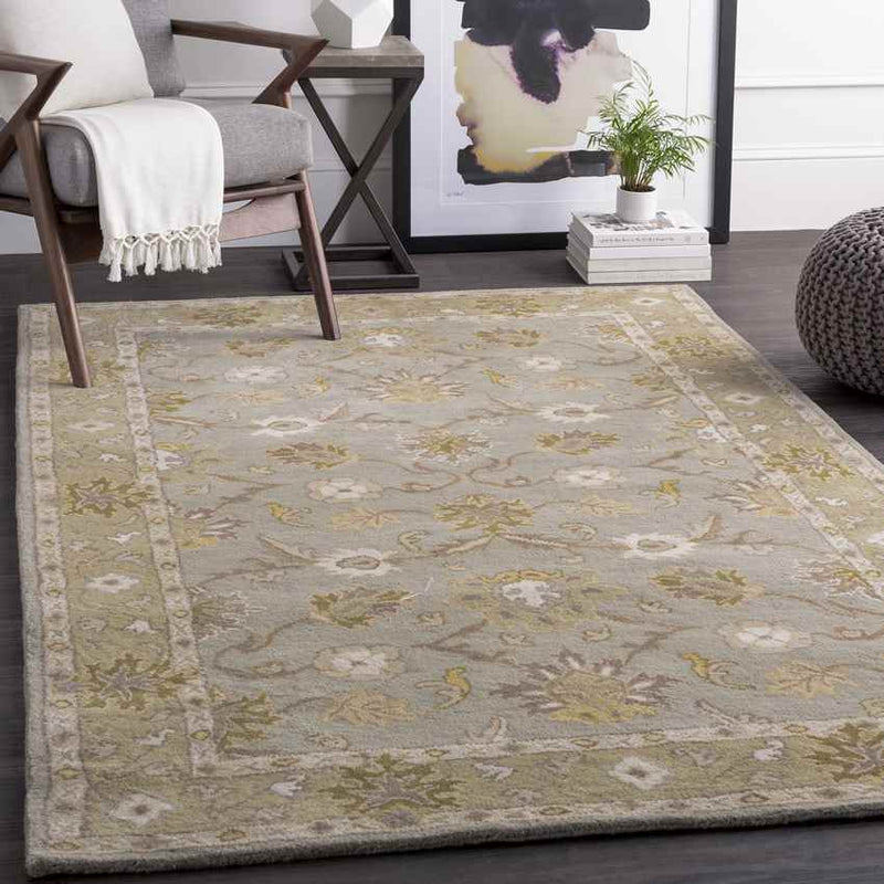 Didsbury Traditional Medium Gray Area Rug