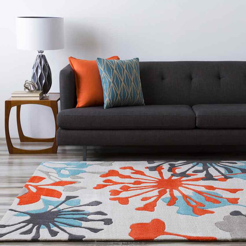 Churchill Modern Teal Area Rug