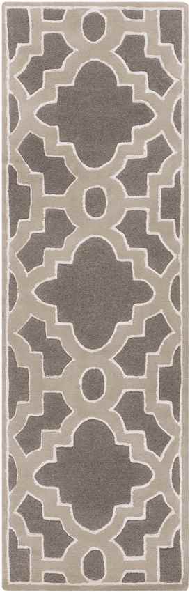 Aveyron Modern Medium Gray Area Rug