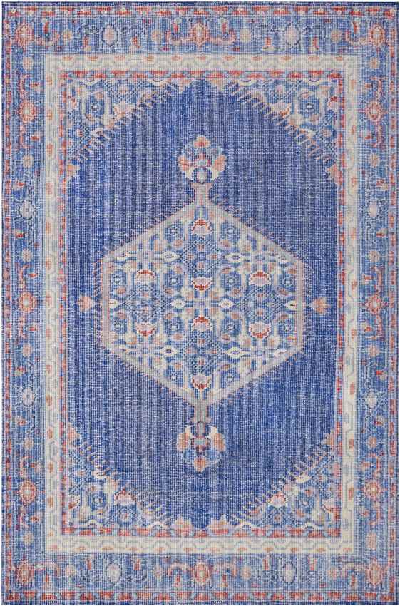 Chieti Traditional Dark Blue Area Rug