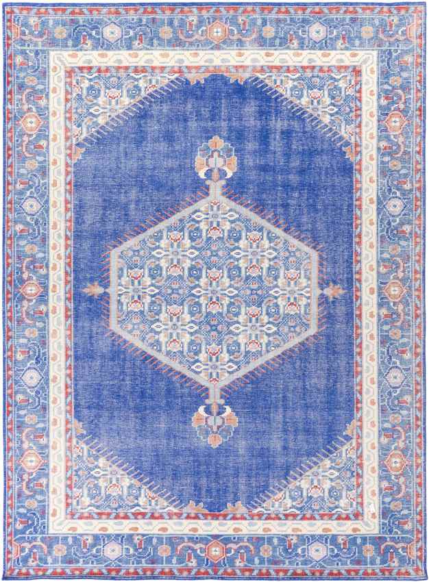 Chieti Traditional Dark Blue Area Rug