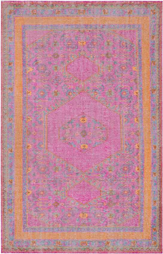 Scafati Traditional Fuschia Area Rug