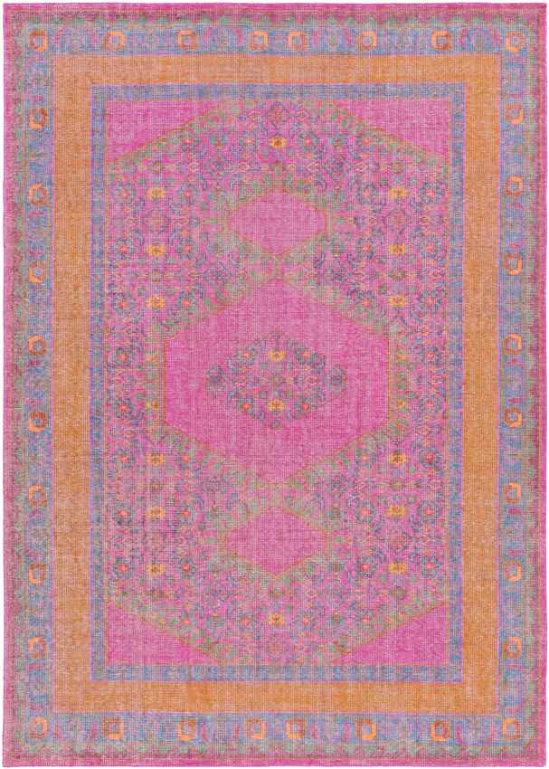 Scafati Traditional Fuschia Area Rug