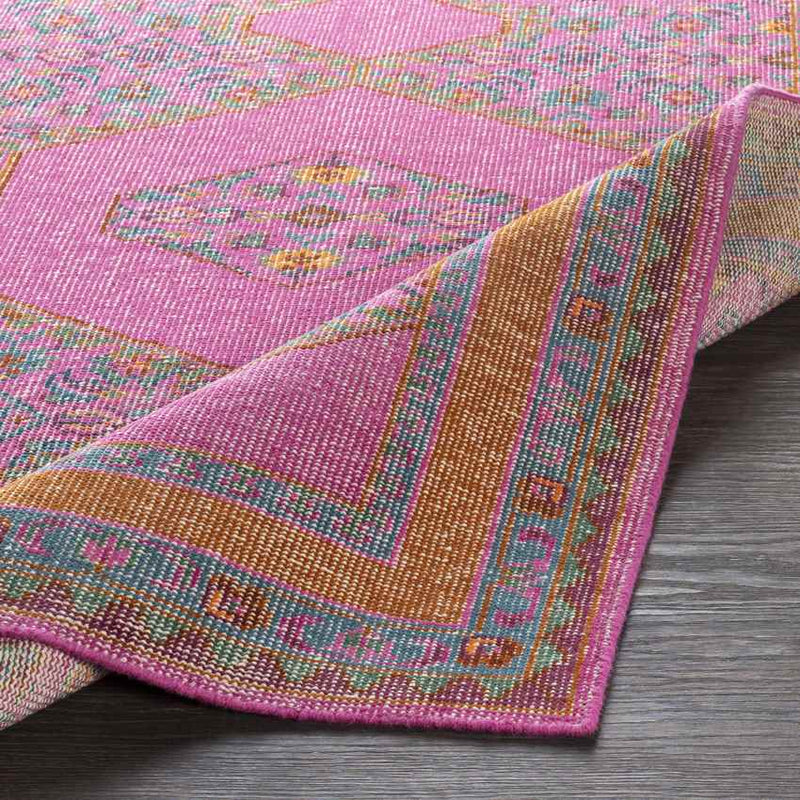 Scafati Traditional Fuschia Area Rug