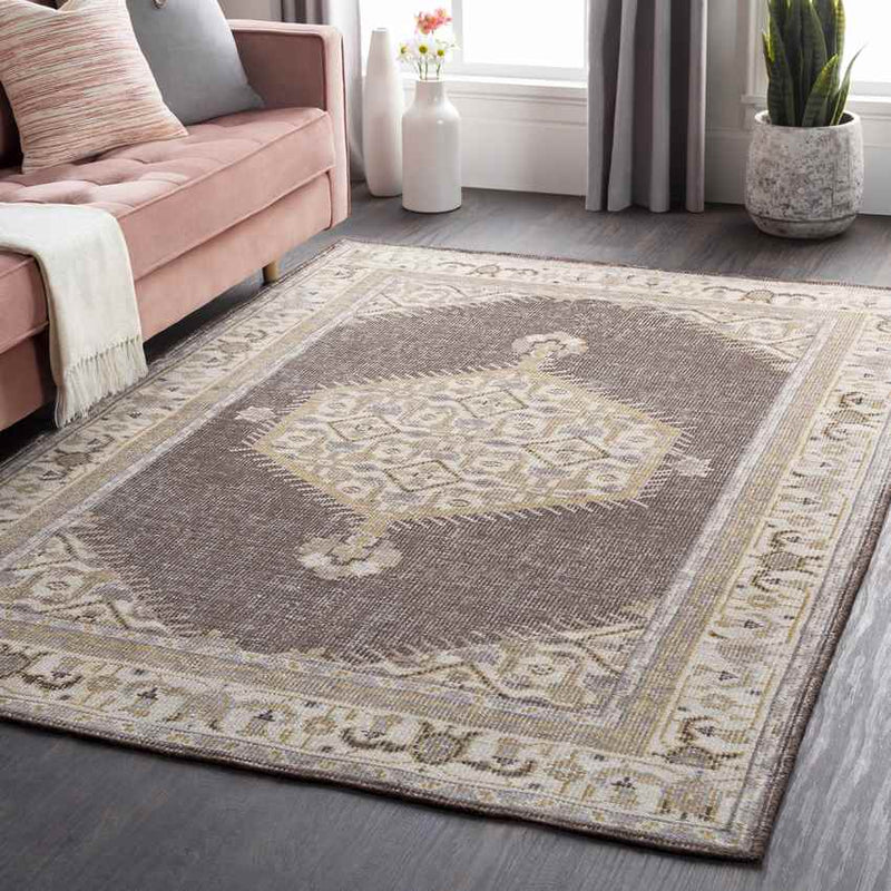 Chieti Traditional Camel Area Rug