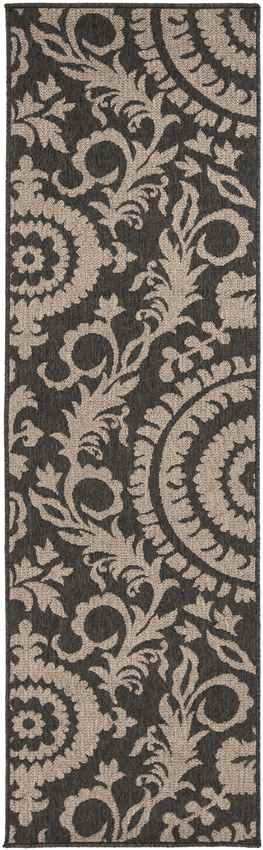 Nancy Cottage Medium Black Area Rug