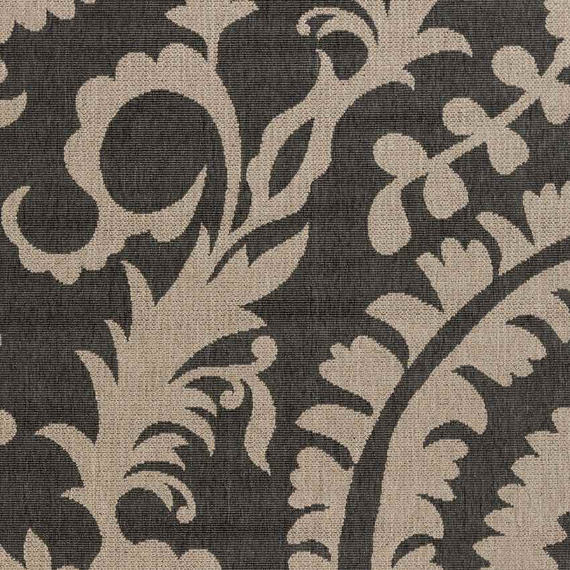 Nancy Cottage Medium Black Area Rug