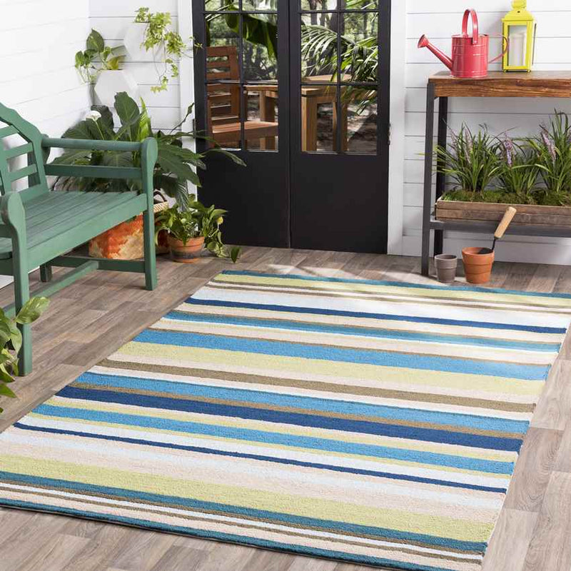 Oyen Cottage Lime Area Rug