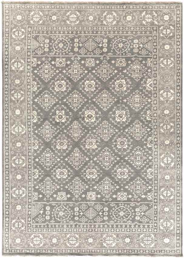 Minitonas Traditional Medium Gray Area Rug