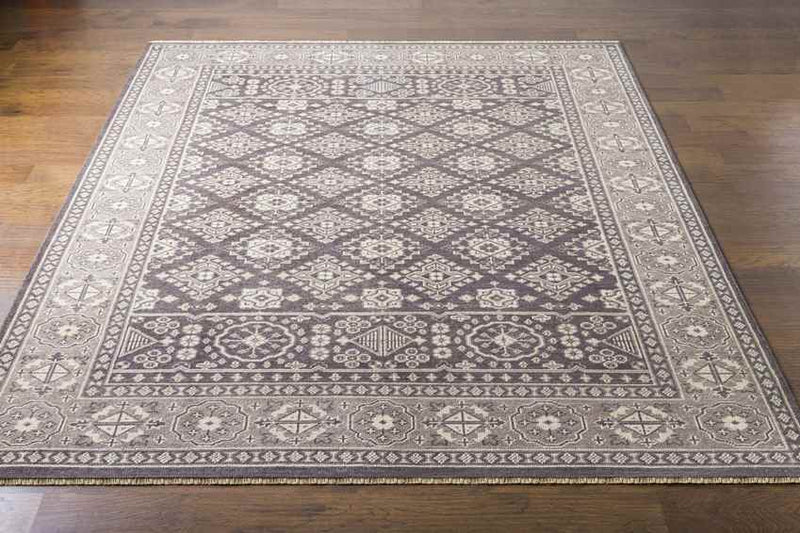 Minitonas Traditional Medium Gray Area Rug