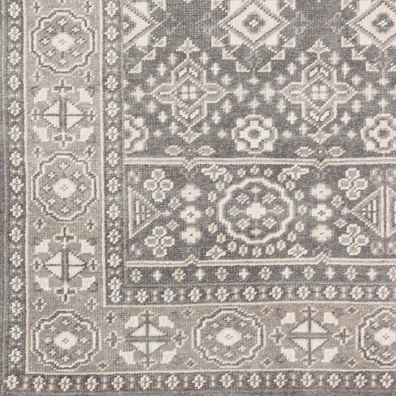 Minitonas Traditional Medium Gray Area Rug