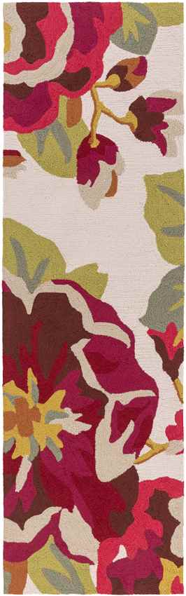 Wasquehal Cottage Brick Red Area Rug