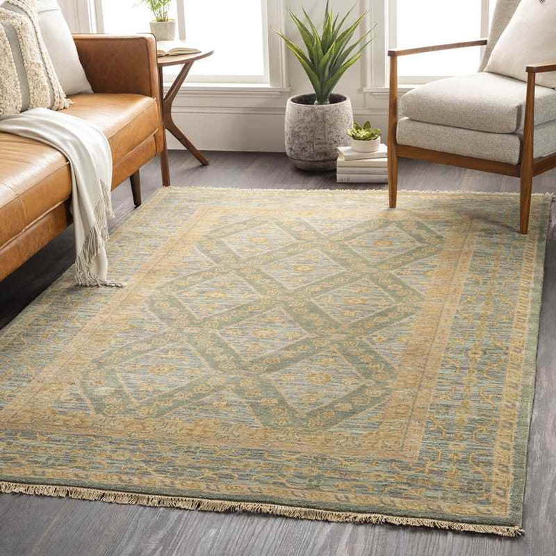 Oak Lake Traditional Sage Area Rug