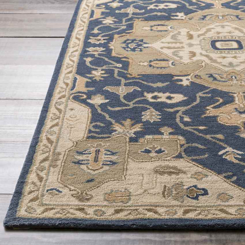 Roblin Traditional Navy Area Rug