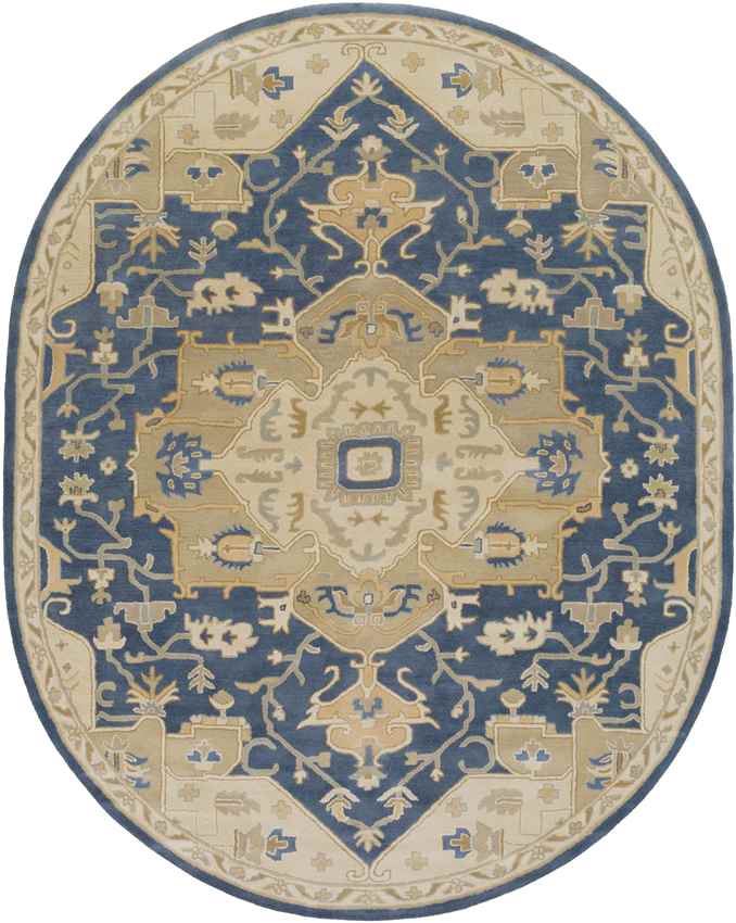 Roblin Traditional Navy Area Rug